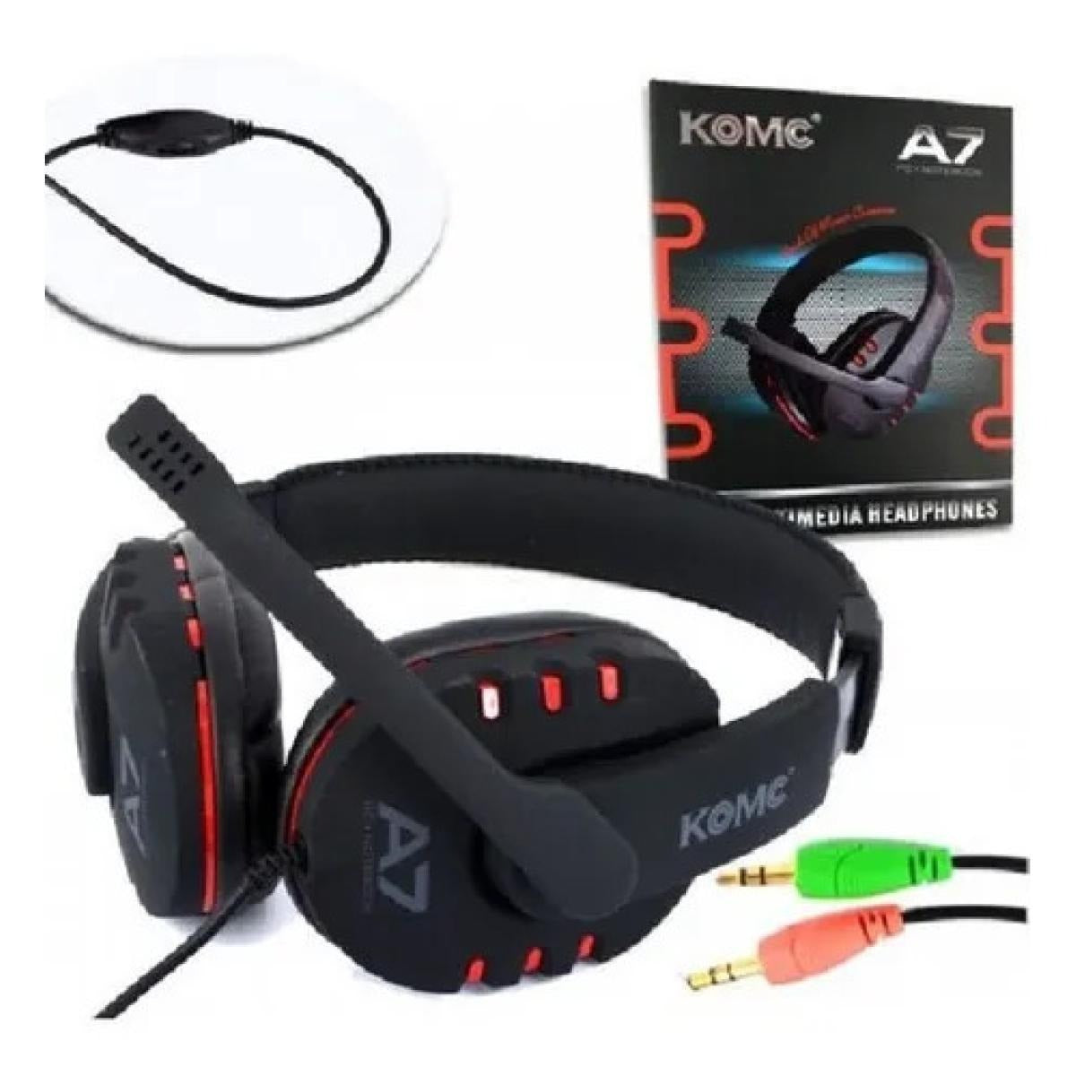 KOMC A7 Wired Stereo Gaming Headset