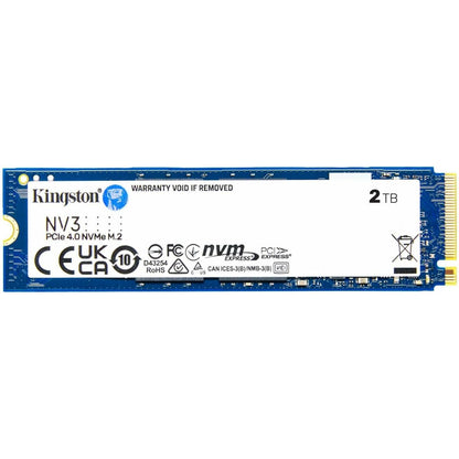 Kingston NV3 2TB M.2 NVMe PCIe 4.0, GEN 4 SSD Up To 6000/5000 MB/s Read/Write