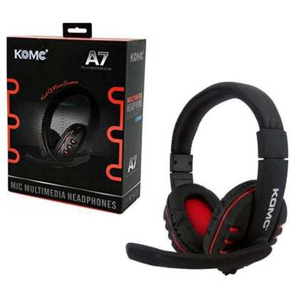 KOMC A7 Wired Stereo Gaming Headset
