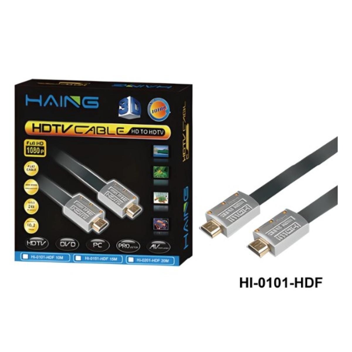 كابل HDMI مسطح من هاينغ HI-0101-HDF بطول 10 أمتار