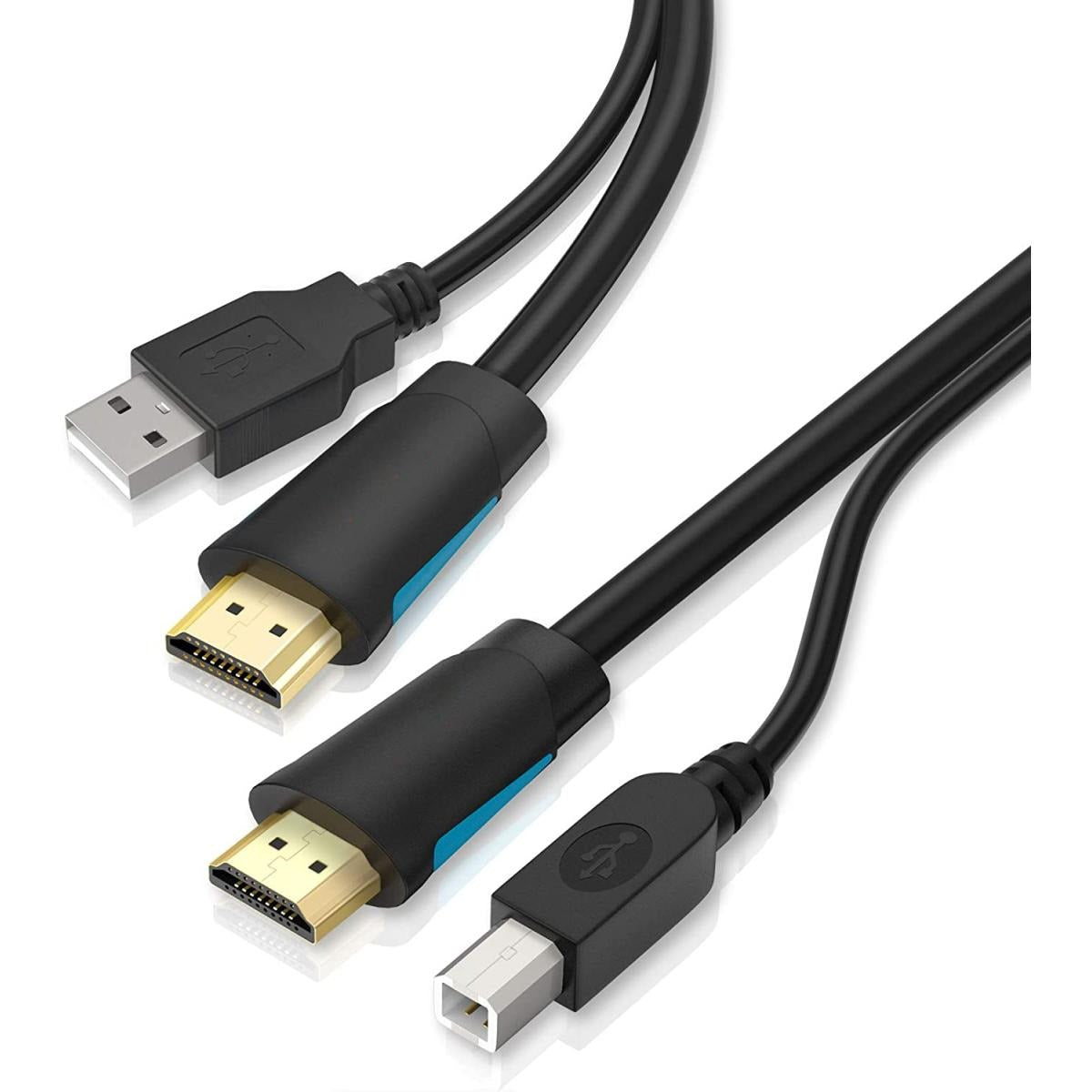 4-Port HDMI USB KVM Switch