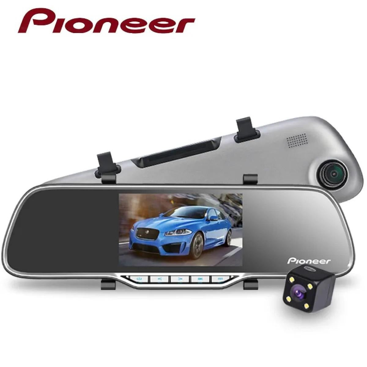 Pioneer ND-DVR160 Dual Lens Rearview Mirror Dash Cam with 4.3-inch display and Full HD 1080P car DVR recording in Jordan Amman Irbid at SAMMANPC AlSamman For Computer