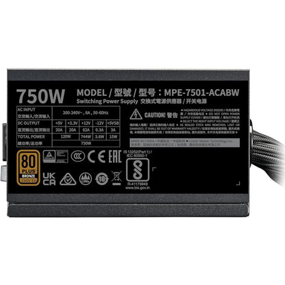 MWE Bronze 750W V3 ATX 3.1 Power Supply | Jordan