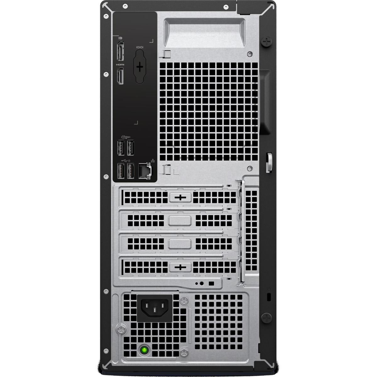 جهاز كمبيوتر مكتبي من نوع Dell Tower ECT1250 بمعالج Core i3-14100 وواي فاي وبلوتوث