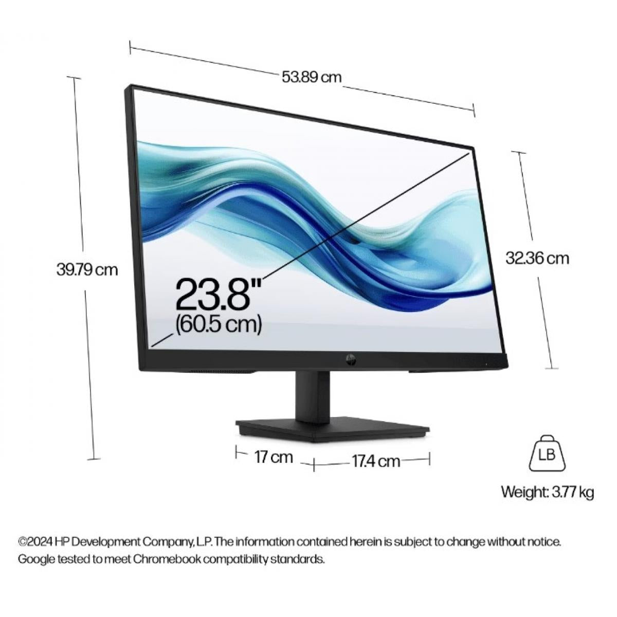 شاشة HP Series 3 Pro 324ph مقاس 23.8 بوصة IPS Full HD 100Hz