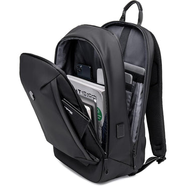 Arctic Hunter Anti-Theft 15.6 Inch Water Resistant Shoulder Bag with Multi-Pockets with Built in USB Port for Men And Women, Black