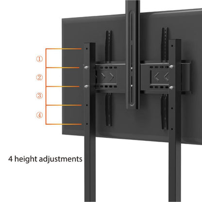 Multifunctional 1700 TV Stand Bracket for 32 to 75 inch screens with VESA mounting support, television stand and TV bracket at SAMMANPC AlSamman For Computer in Amman, Irbid, Jordan