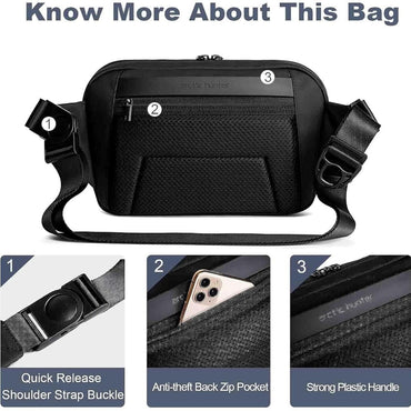 Arctic Hunter Y00561 Anti-Theft Crossbody Bag