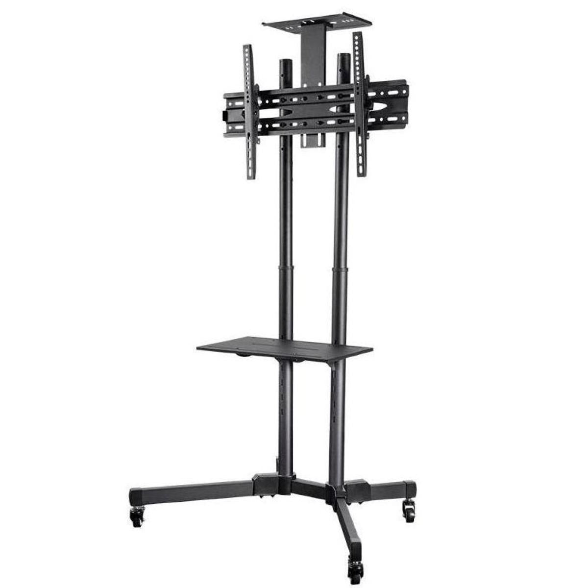 TV trolley stand for 32 to 65 inch displays with media shelf from Al-Samman Computer in Amman and Irbid Jordan