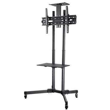 TV trolley stand for 32 to 65 inch displays with media shelf from Al-Samman Computer in Amman and Irbid Jordan