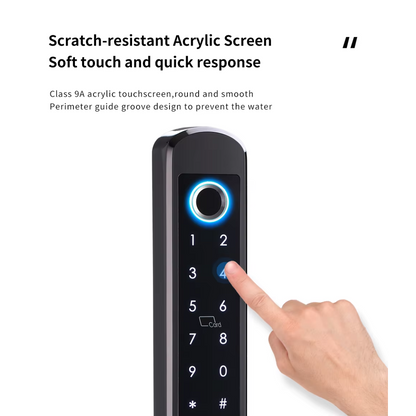 Secukey D290 TTLock fingerprint smart door lock with Bluetooth app, IC card, PIN keypad and manual key in Jordan Amman Irbid at SAMMANPC AlSamman For Computer