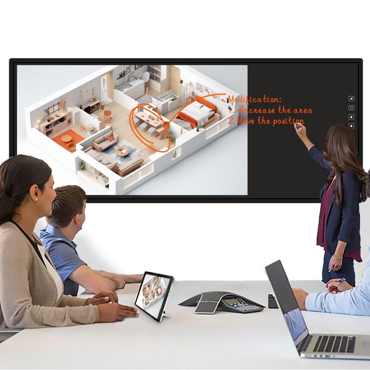 65 Inch 4K Interactive Display in Jordan | Amman & Irbid