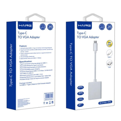 محول HAING HI-V101-TPC CB-TYPEC-VGA من النوع C إلى VGA