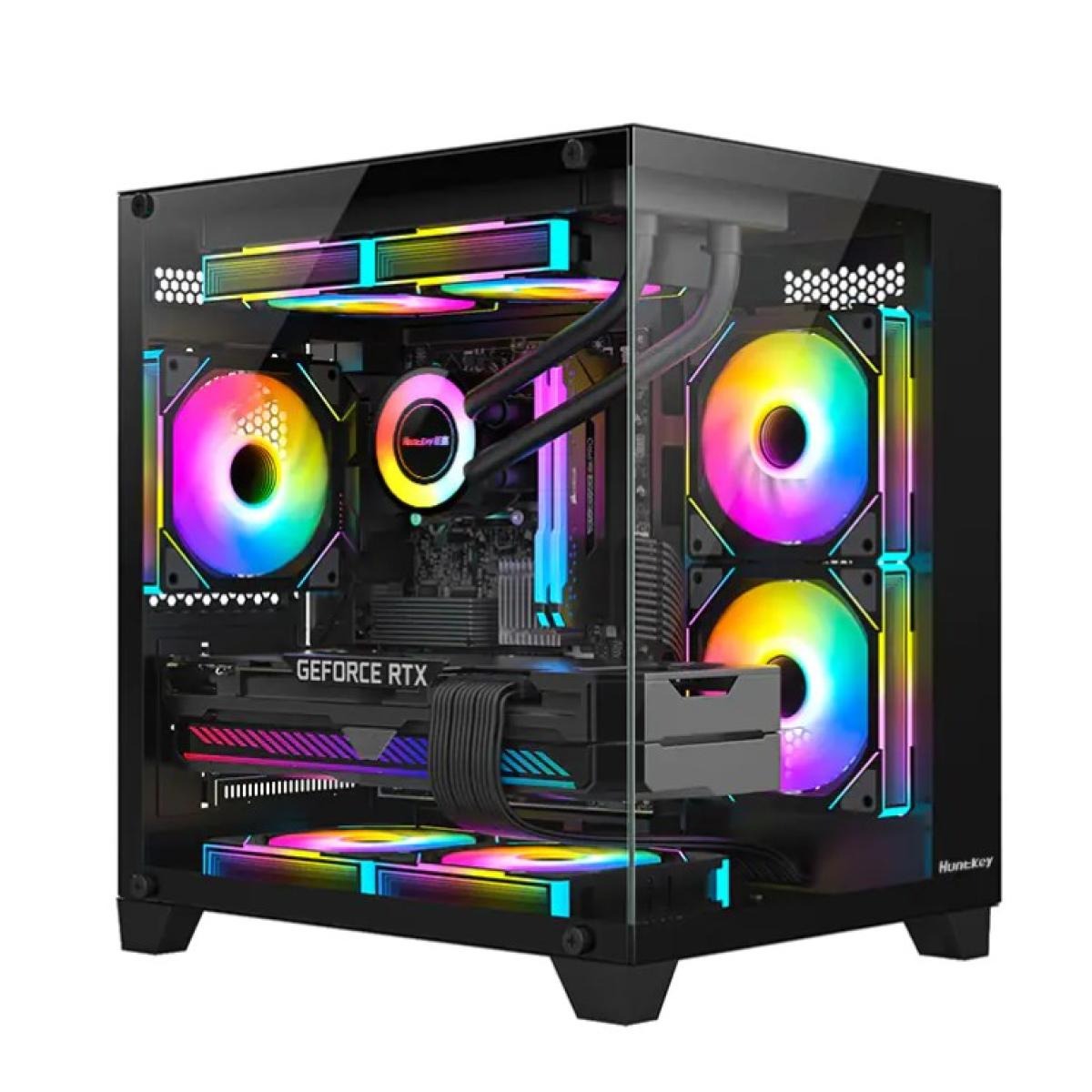 Huntkey S900 Sandstorm Gaming Case Without Fans Black