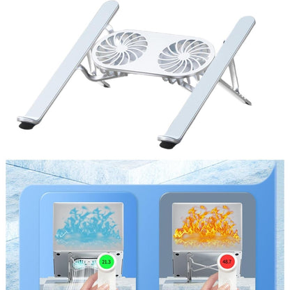N3 adjustable aluminum laptop stand grey with cooling fan LED lighting and 6 angles in Jordan Amman Irbid from SAMMAN.JO and AlSamman For Computer