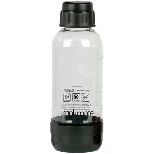 1L Carbonating Bottle Black 1 Pack