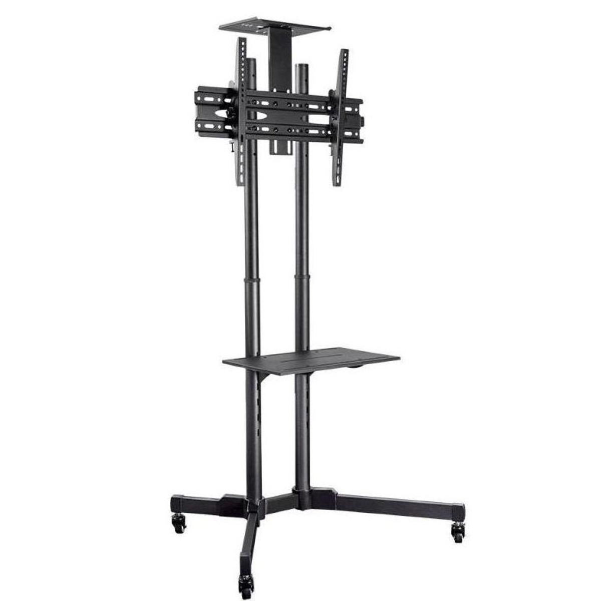 TV trolley stand for 32 to 65 inch displays with media shelf from Al-Samman Computer in Amman and Irbid Jordan