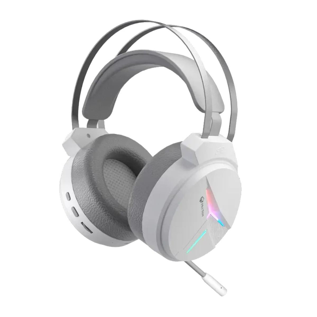 Meetion BTH015 Wireless Gaming Headset White front view