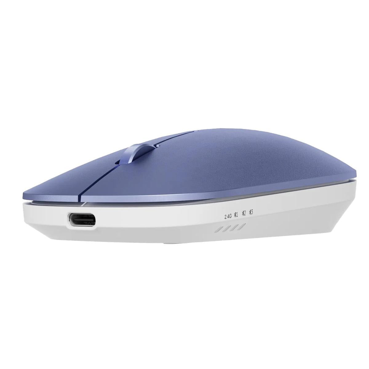 Meetion BTM003 Wireless Mouse Purple side view