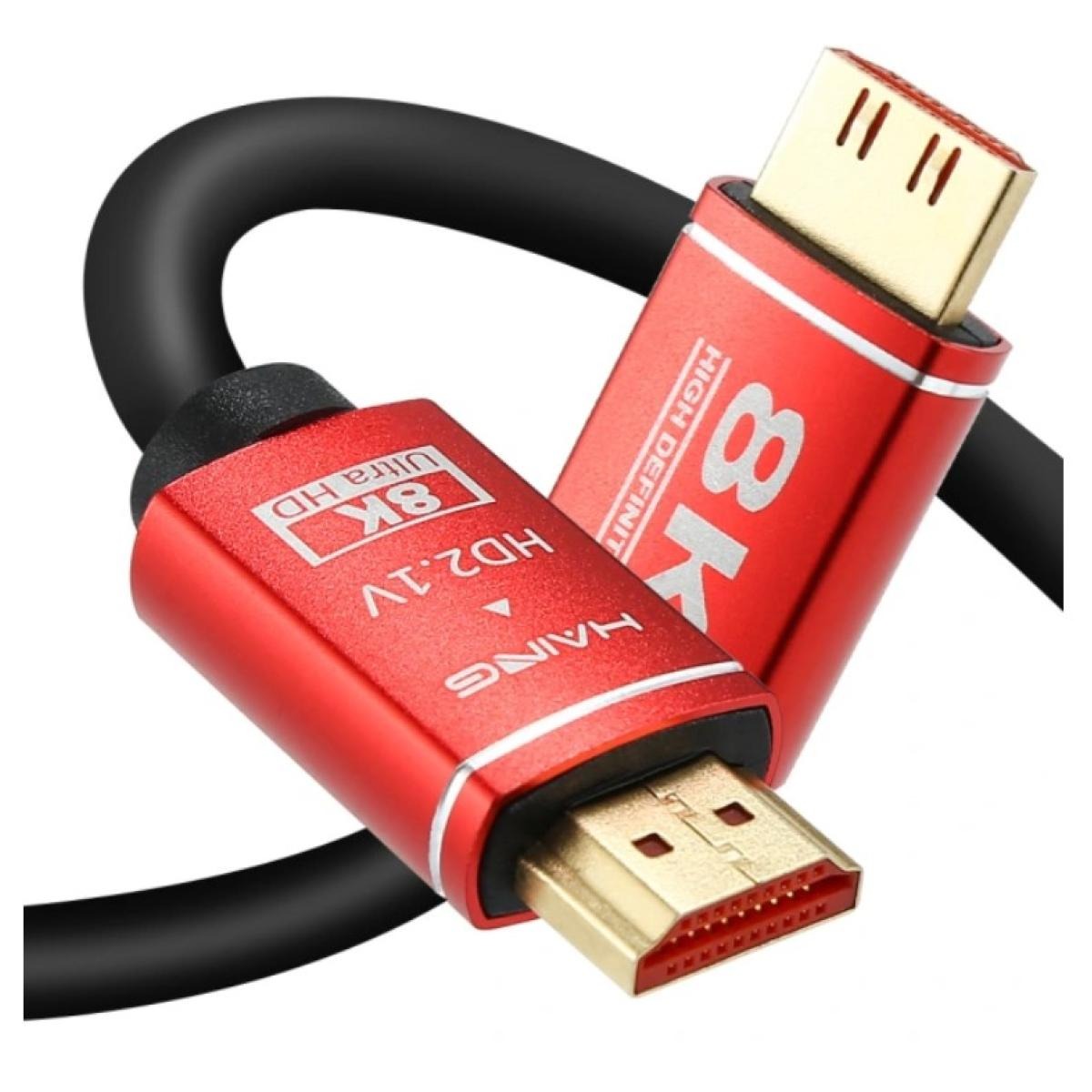 كابل HAING HD8K02 عالي السرعة بدقة 8K HDMI 2.1 مع منفذ إيثرنت بطول 3 أمتار