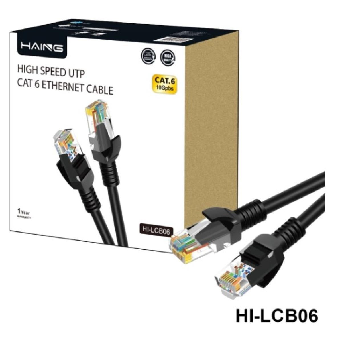 HAING HI-LCB06-50M CAT6 26AWG Gigabit Ethernet Cable 50M