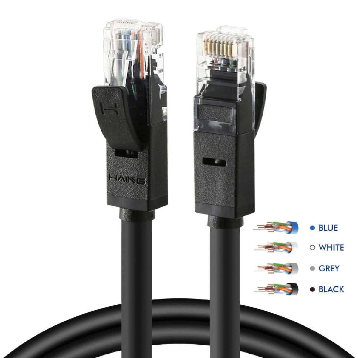 HAING HI-LCC10-0.5M CAT6 26AWG Gigabit Ethernet Cable 0.5M