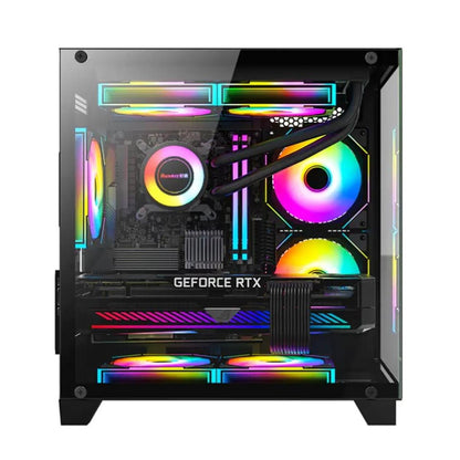 Huntkey S900 Sandstorm Gaming Case Without Fans Black