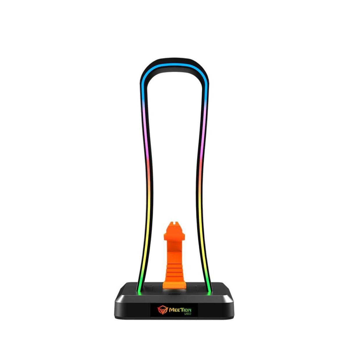Meetion U002 RGB Gaming Headset Stand front view