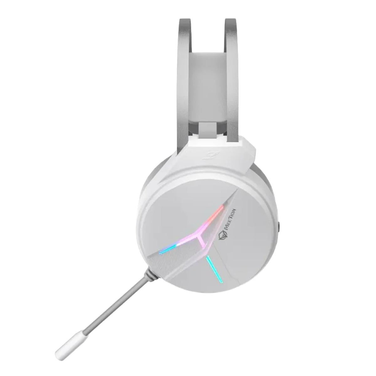 Meetion BTH015 Wireless Gaming Headset White front view