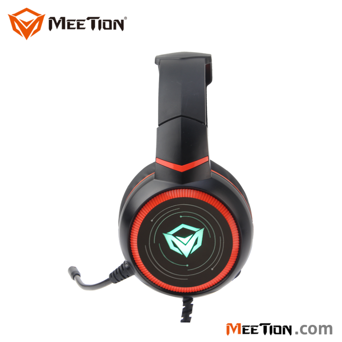 Meetion HP030 USB Gaming Headset rear view
