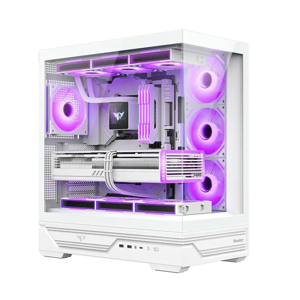 Huntkey MVP Destiny 4 ARGB Gaming Case White