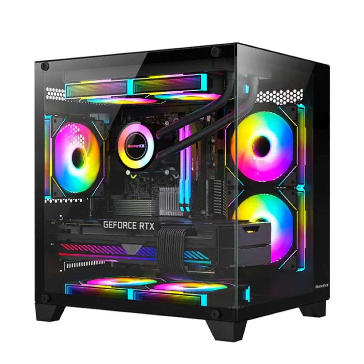 Huntkey S900 Sandstorm Gaming Case Without Fans Black