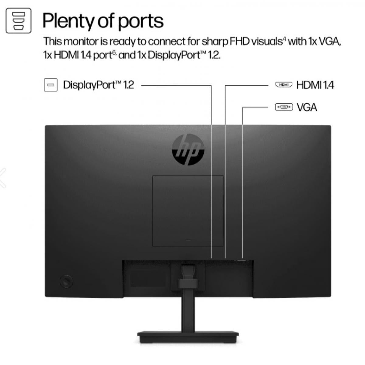 شاشة HP Series 3 Pro 324ph مقاس 23.8 بوصة IPS Full HD 100Hz