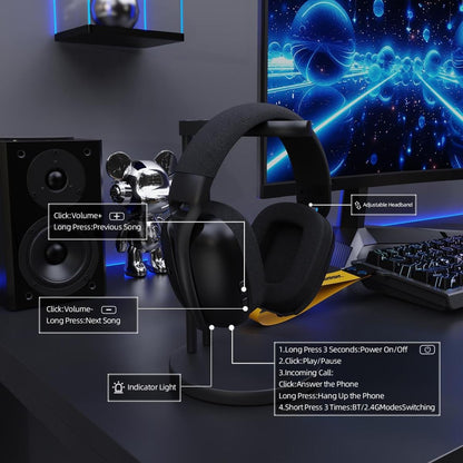 ATTACK SHARK L80PRO Wireless Gaming Headset Jordan
