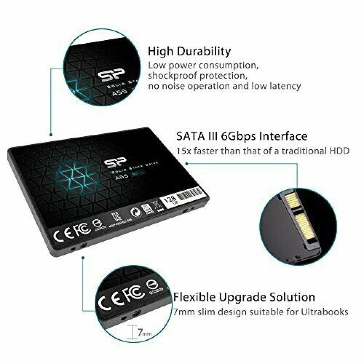 قرص SSD 128GB Silicon Power SATA III