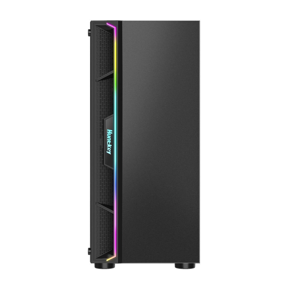 كيس Huntkey GS450S Gaming فارغ بدون مراوح - أسود