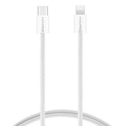 كابل HAING HI-2021-TLC مضفر من النوع C إلى Lightning بطول 1.2 متر وقوة 20 واط