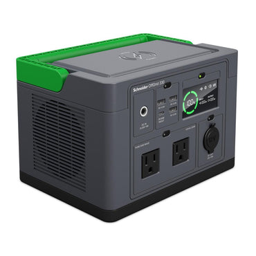 Side view of Schneider OffGrid Portable Power Station 330