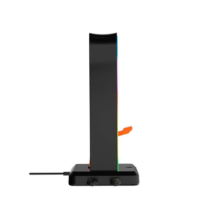 Meetion U002 RGB Gaming Headset Stand rear view