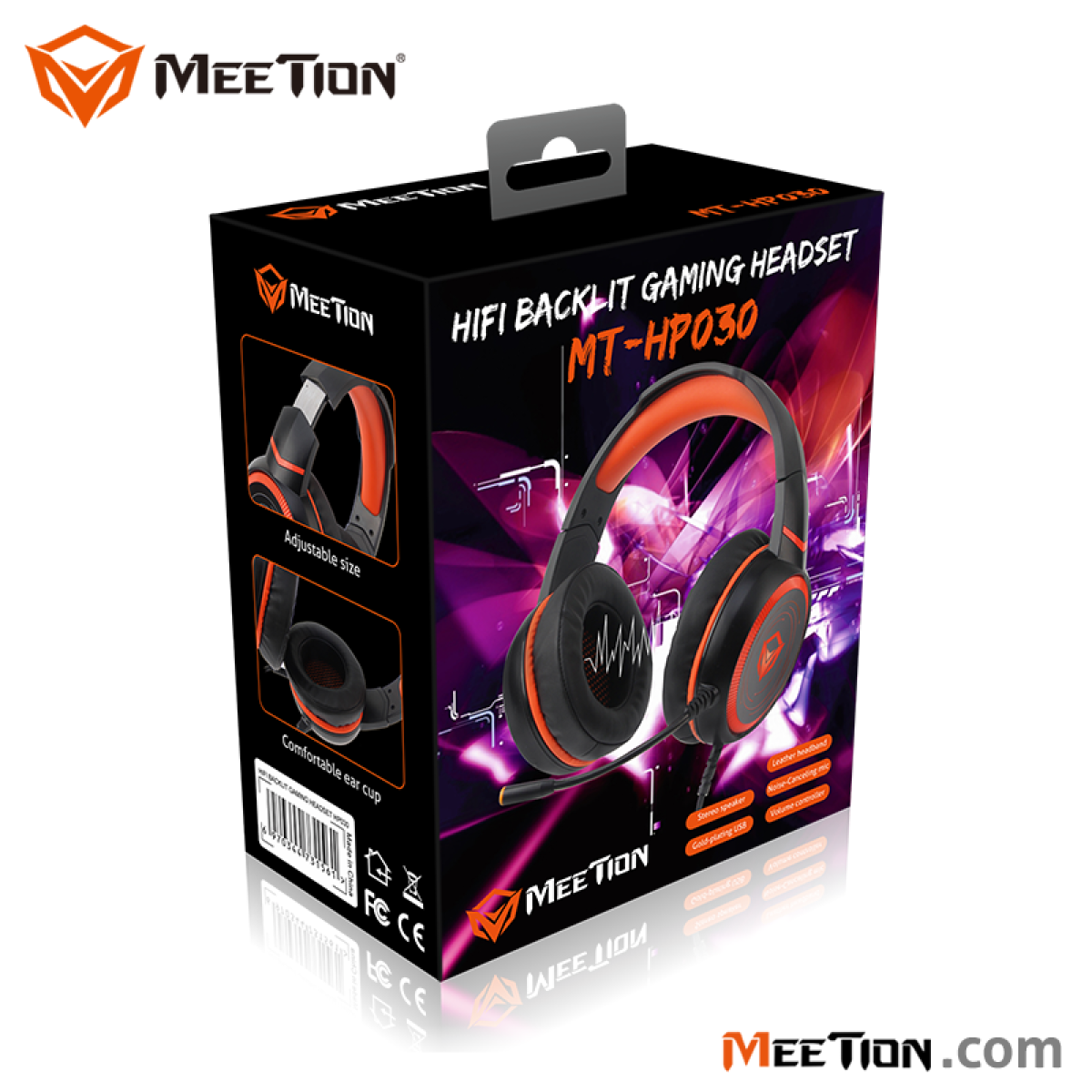 Meetion HP030 USB Gaming Headset gaming setup