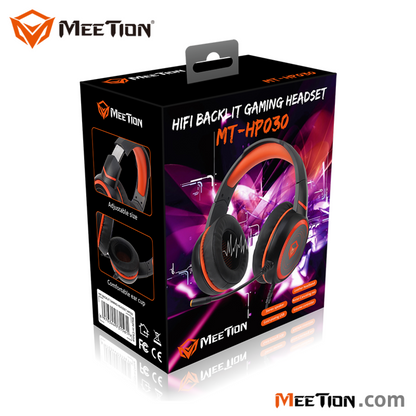 Meetion HP030 USB Gaming Headset gaming setup
