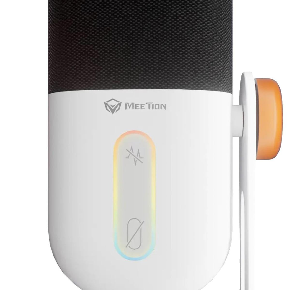 Meetion MC16 Studio Grade Touch Control Gaming Microphone -White