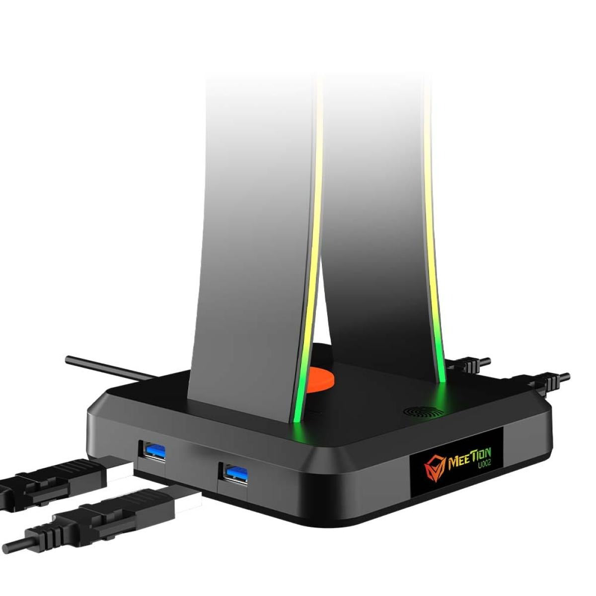 Meetion U002 RGB Gaming Headset Stand USB Type-C input