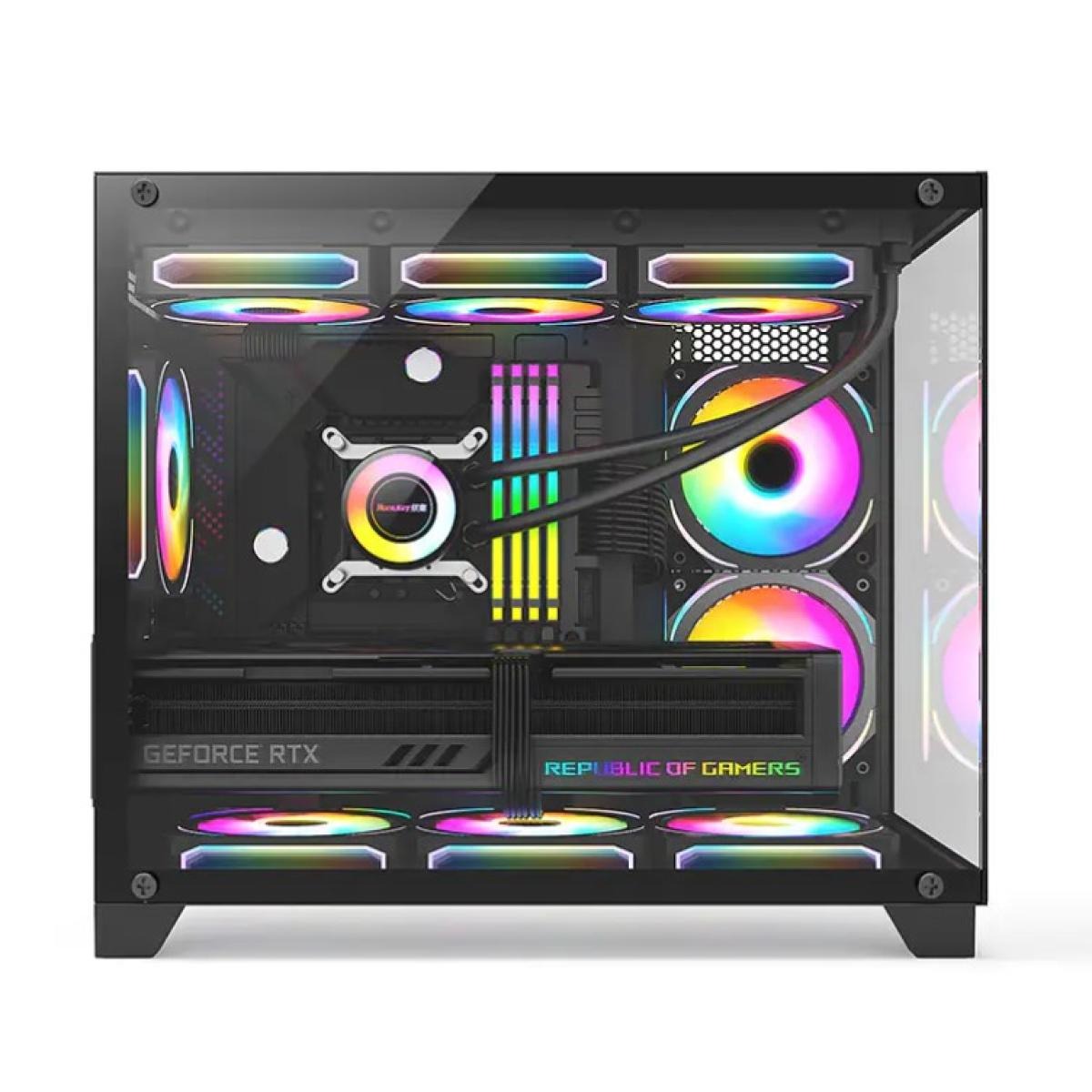 Huntkey S960 StormX Gaming Case Without Fans Black