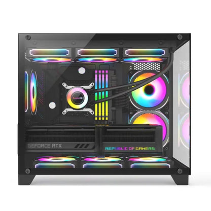 Huntkey S960 StormX Gaming Case Without Fans Black