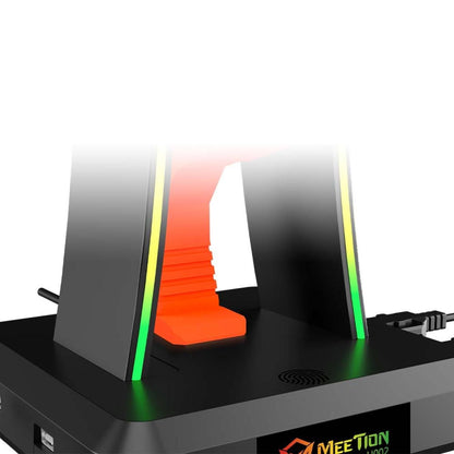 Meetion U002 RGB Gaming Headset Stand gaming desk setup
