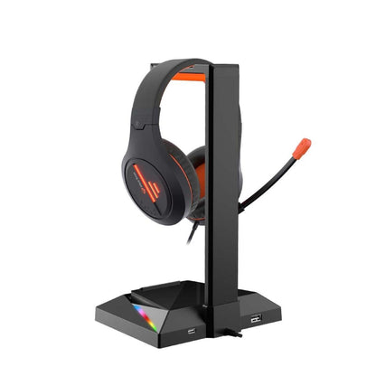 Meetion U003 RGB Gaming Headset Stand rear view