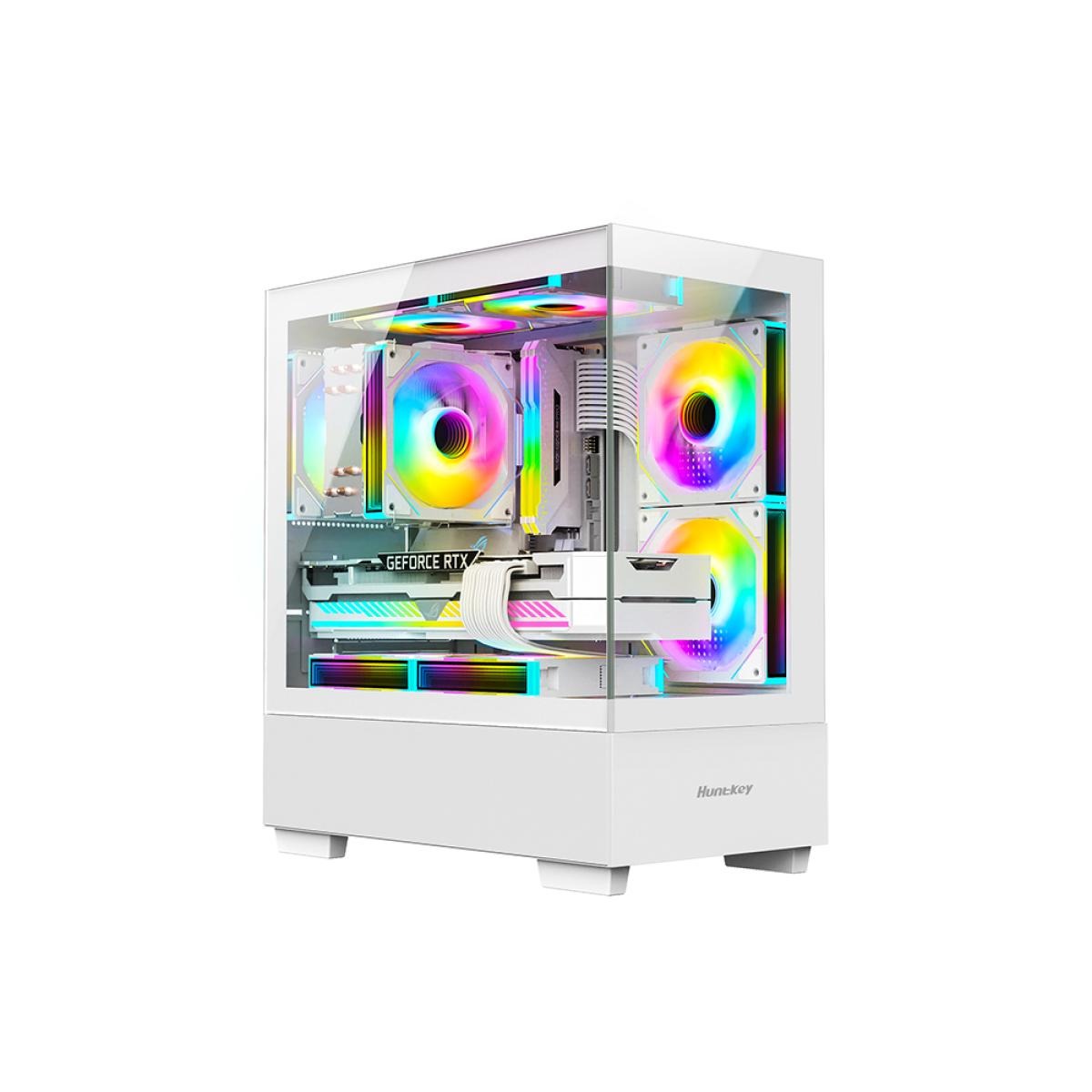 Huntkey G35 Empty Gaming Case White