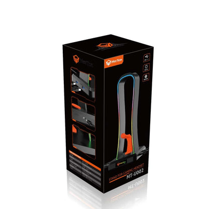 Meetion U002 RGB Gaming Headset Stand front view
