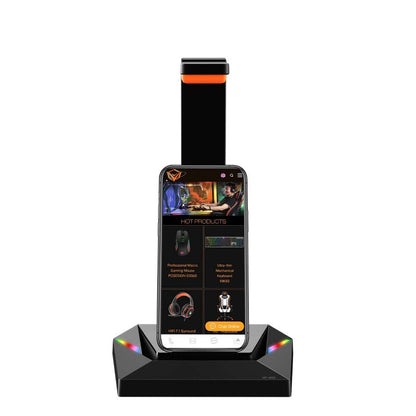 Meetion U003 RGB Gaming Headset Stand with gaming headset